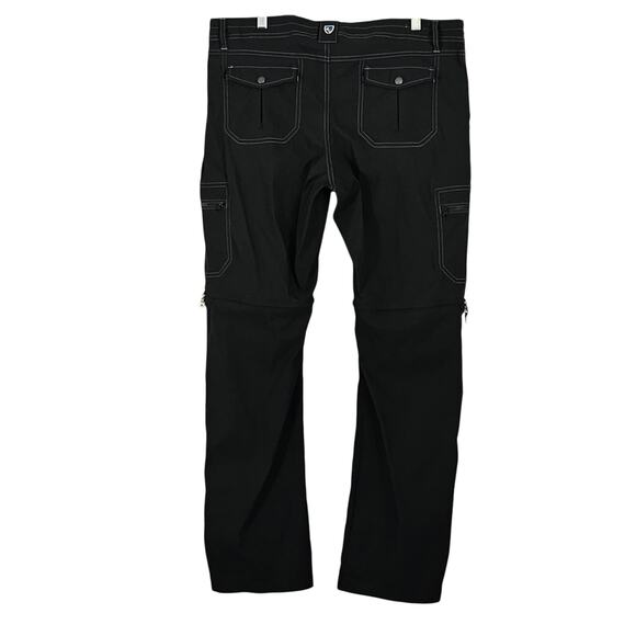 Kuhl Kliffside Convertible Hiking Pants Gray Cargo Pocket Sz 16 Reg EUC - Picture 3 of 13